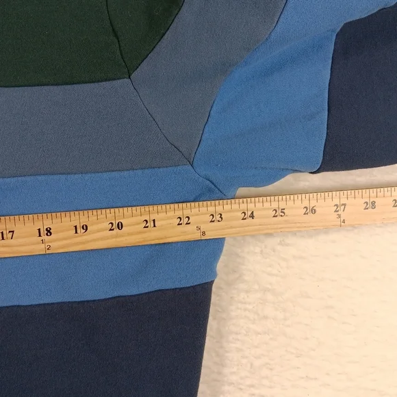 Marine Layer Hoodie Mens Large Custom Cut & Sew Colorblock Pullover - Picture 8 of 10